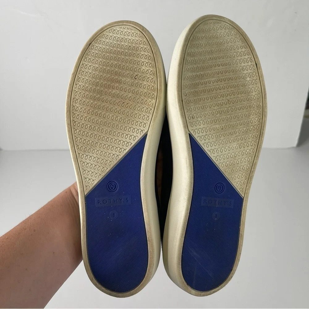 Rothy's The Original Slip On Sneaker Navy Blue Size 8